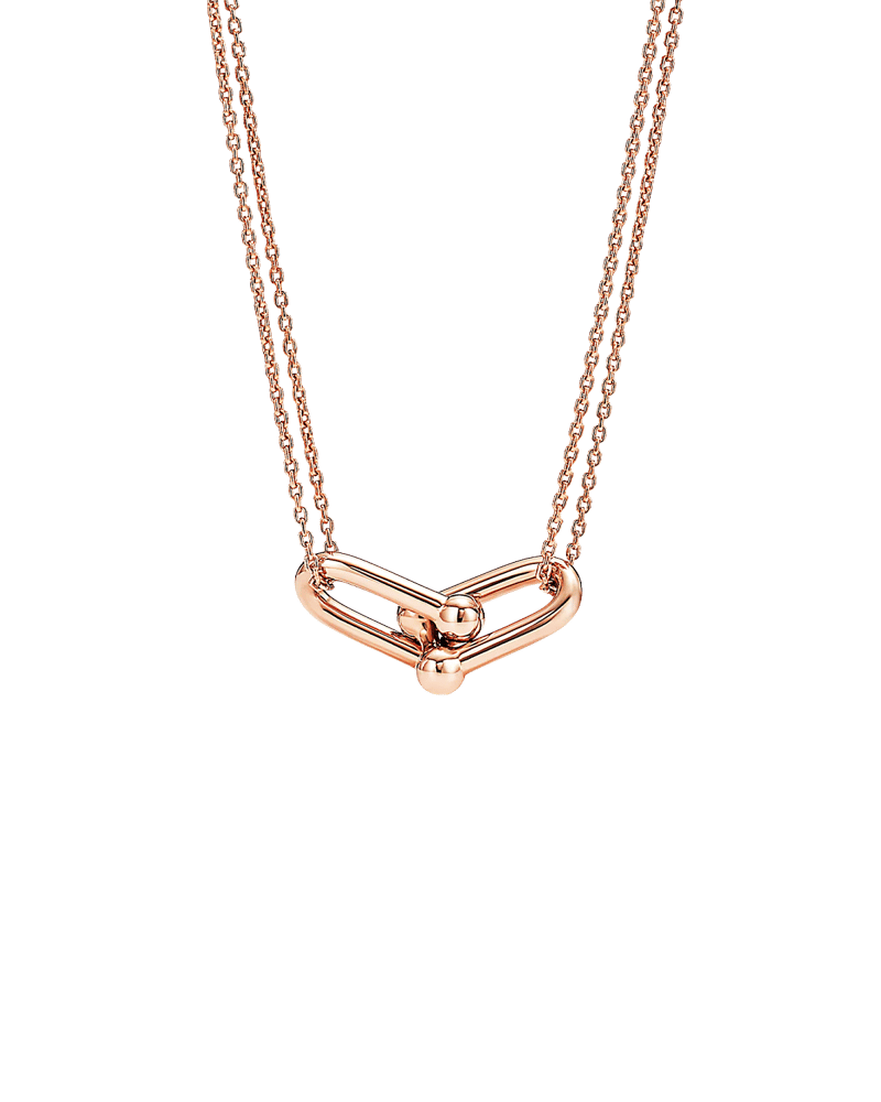 티파니 하드웨어 더블 링크 네크리스