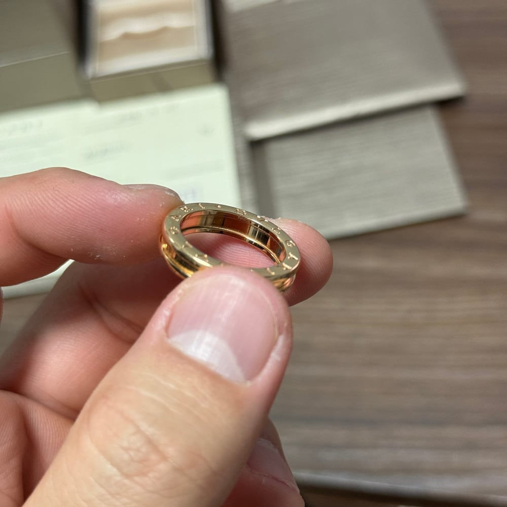 불가리 비 제로 원 1밴드 링 - 반지