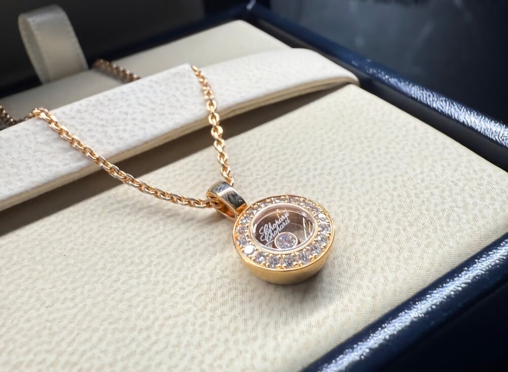 쇼파드 해피 다이아몬드 네크리스 - 목걸이