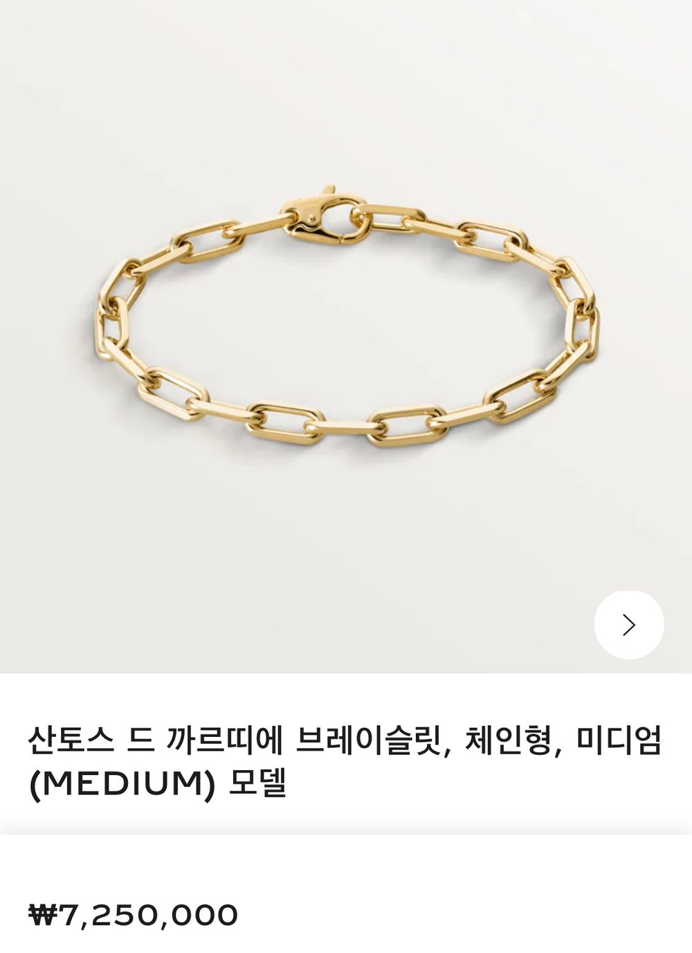 까르띠에 산토스 드 브레이슬릿 - 팔찌