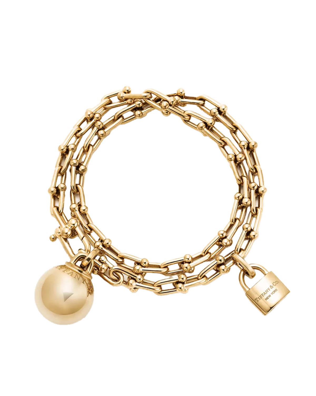 티파니 하드웨어 랩 브레이슬릿