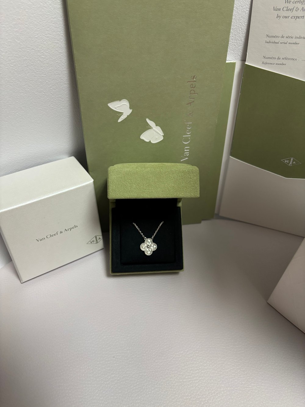 반클리프 아펠 알함브라 다이아 네크리스 - 목걸이