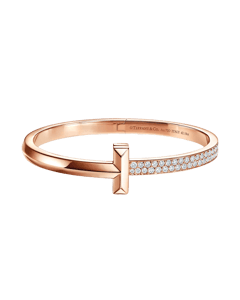 티파니 T 1 와이드 다이아몬드 힌지드 뱅글 브레이슬릿