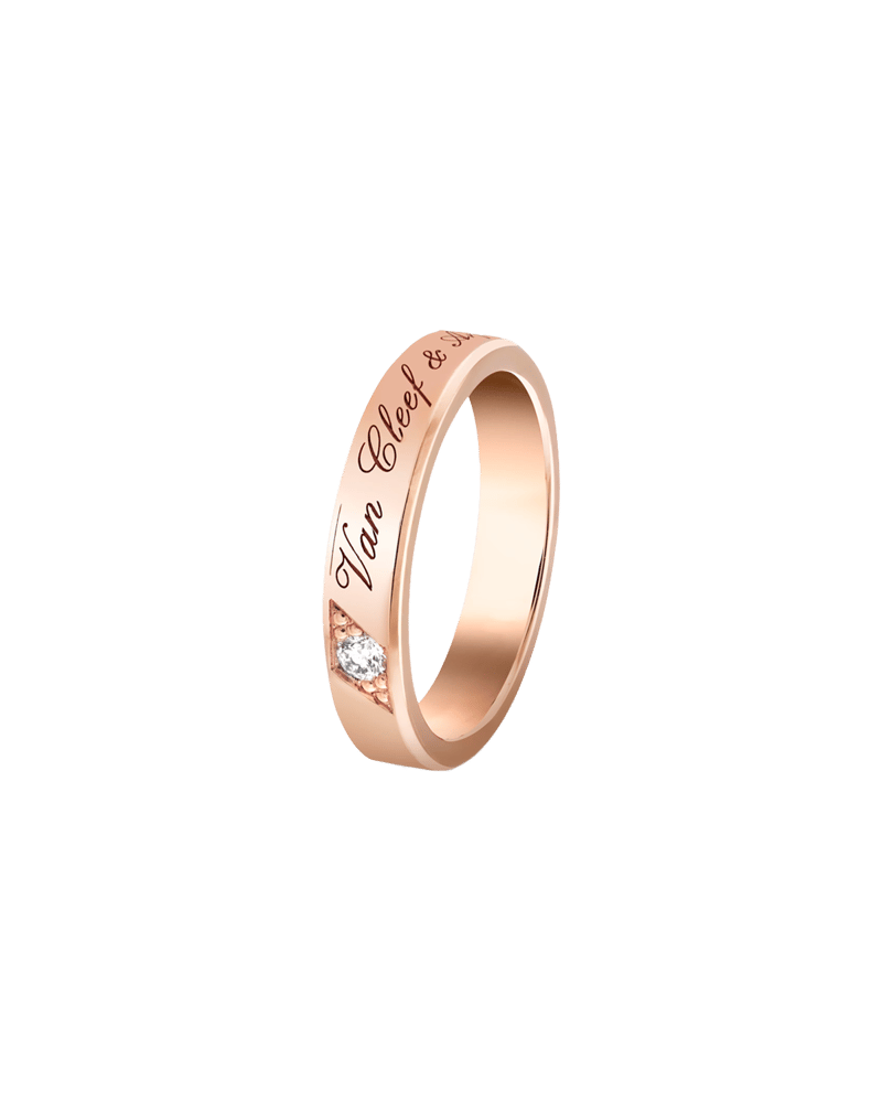 반클리프 아펠 뚜쥬르 시그니처 에또왈 웨딩 밴드 링