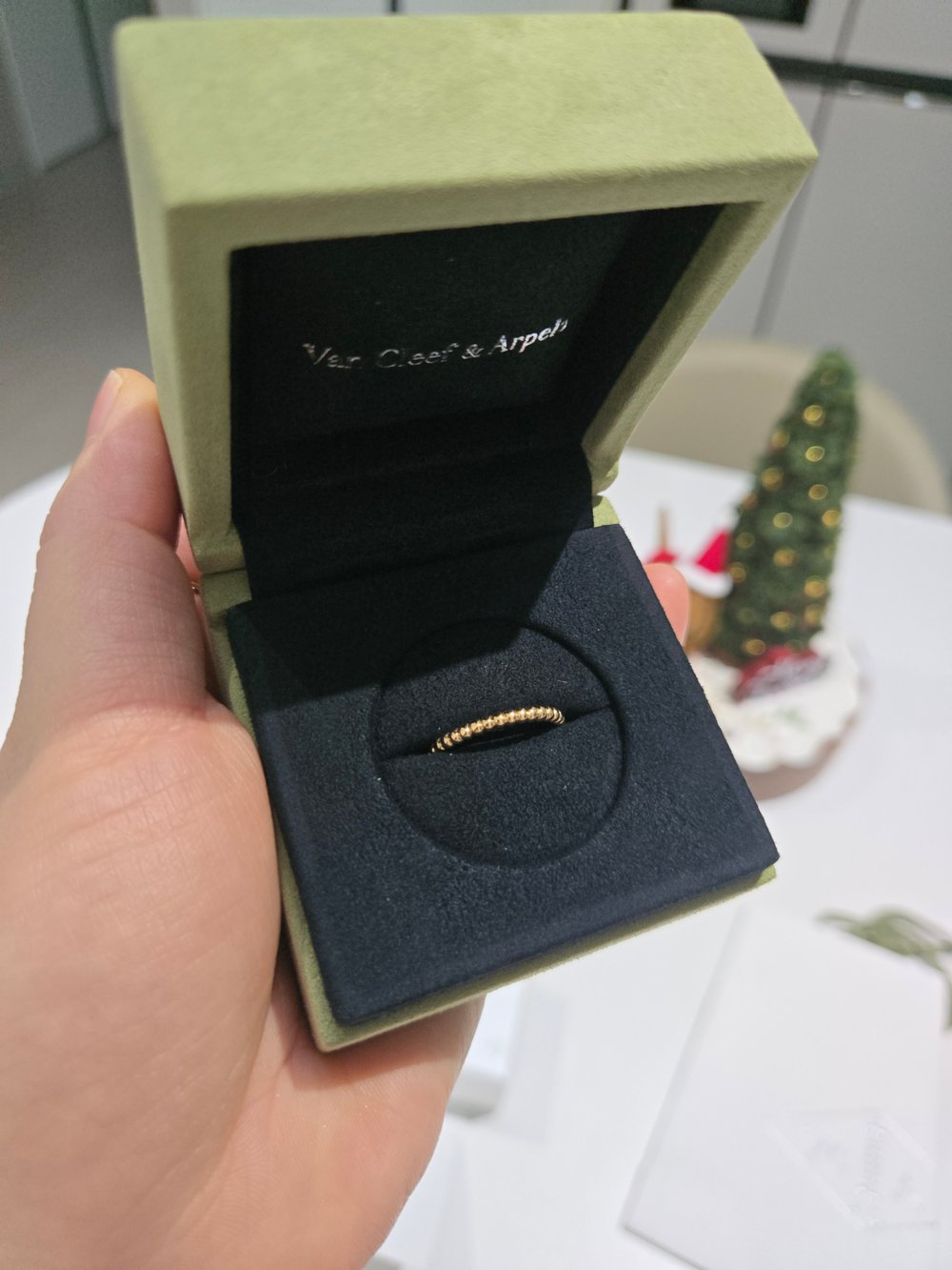 반클리프 아펠 뻬를리 비즈 링 - 반지