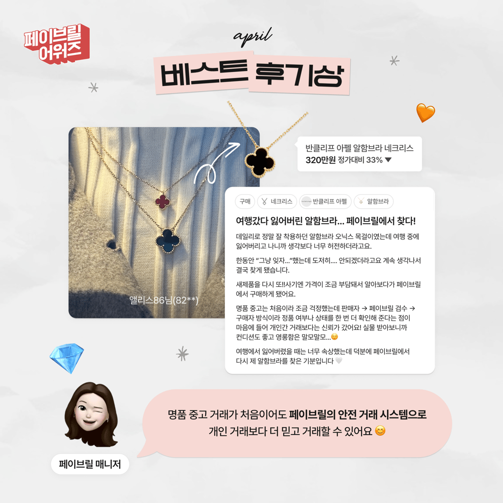 [APRIL] 페이브릴 어워즈 수상 발표 🏆