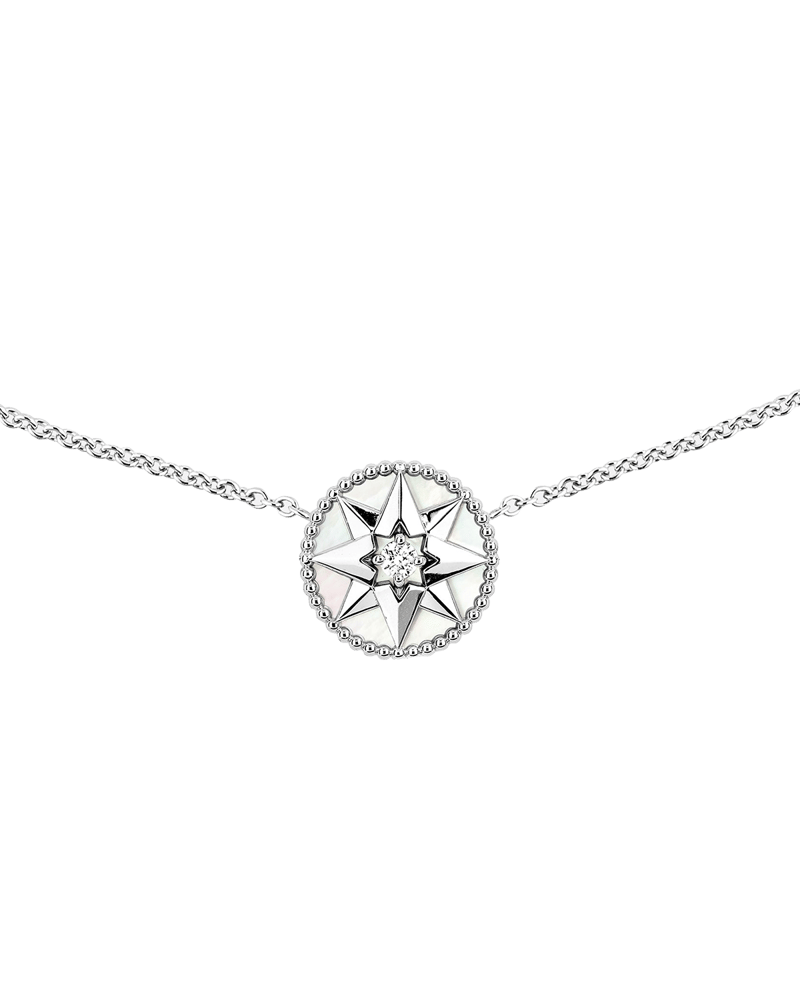 디올 로즈 드 방 네크리스