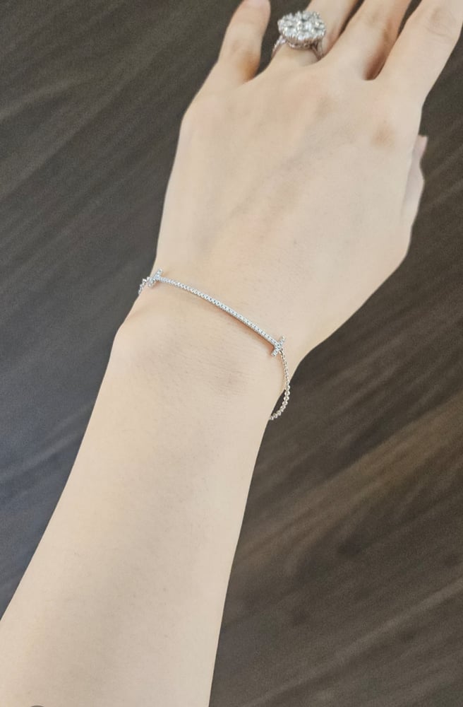 너무 예쁜 티파니 T스마일 브레이슬릿