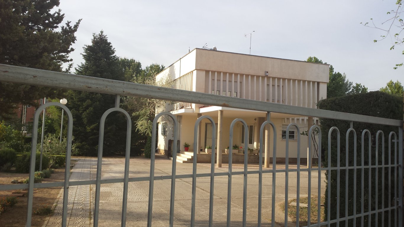 Edificio del observatorio de AEMET en Albacete, referencia para datos climáticos en España