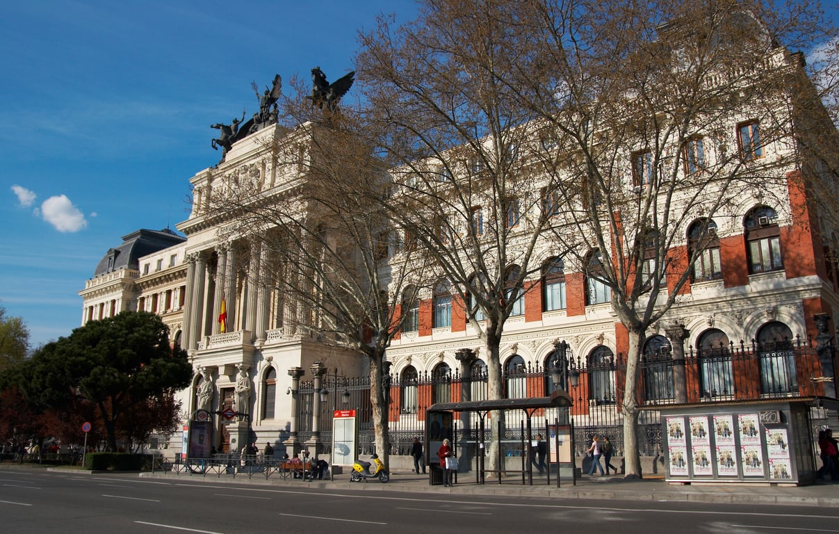 Fachada del Ministerio de Agricultura en Madrid, sede del MAPA
