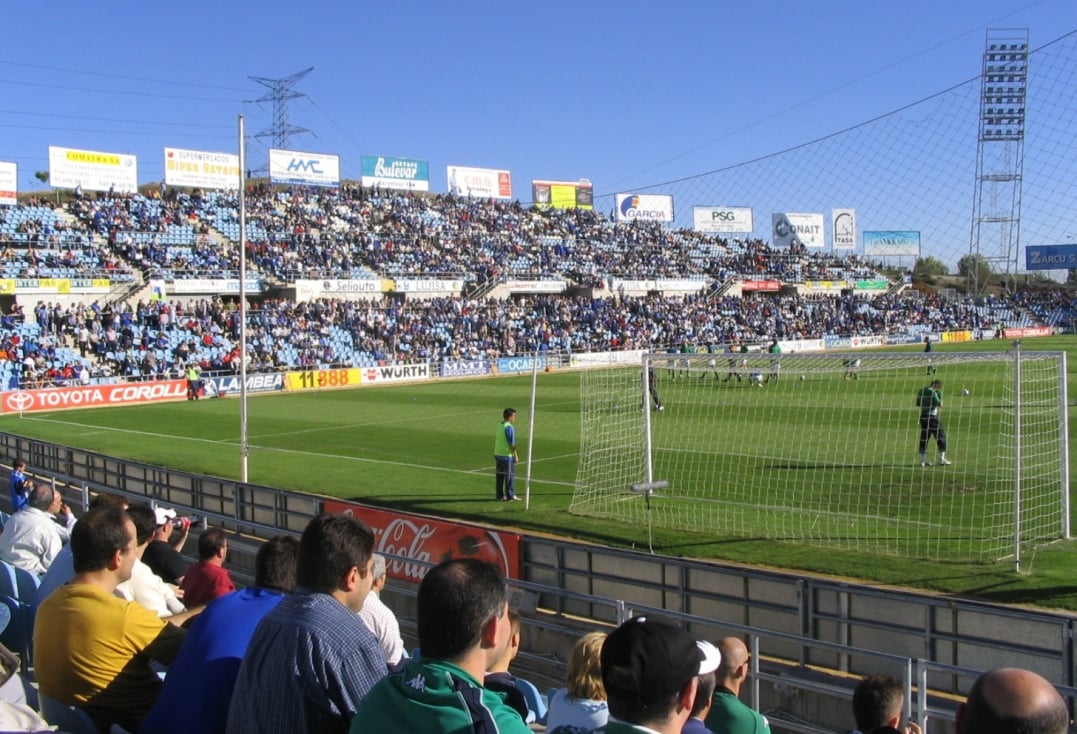 Panorámica del Estadio Coliseum antes del Getafe–Girona