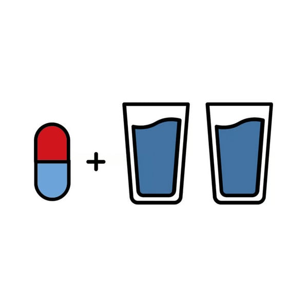 Vor dem Essen anwenden