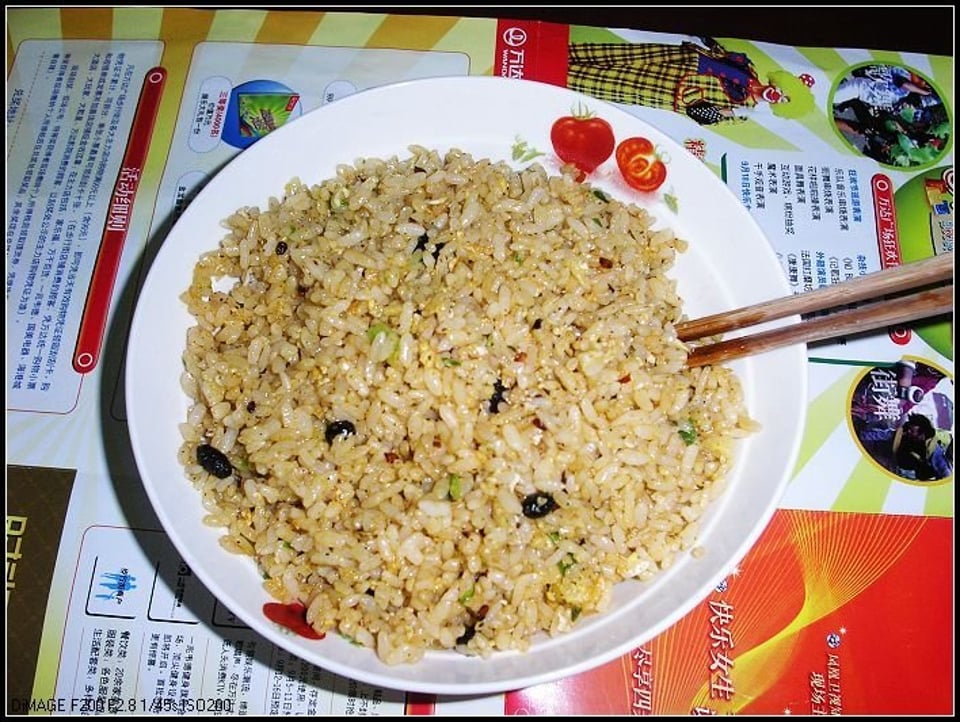 老干妈蛋炒饭真好吃