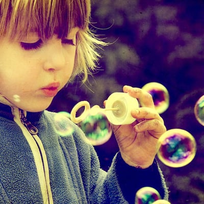 吹泡泡