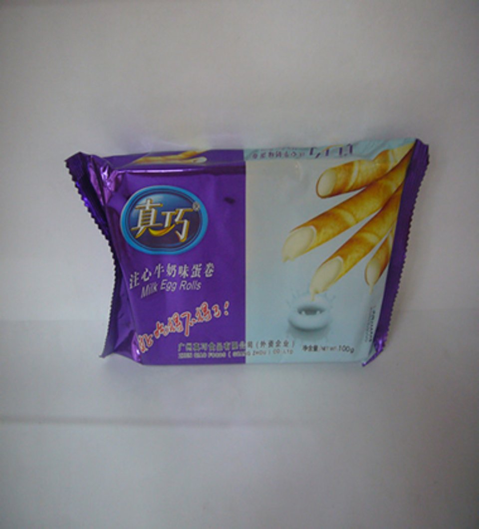 真巧注心牛奶味蛋卷