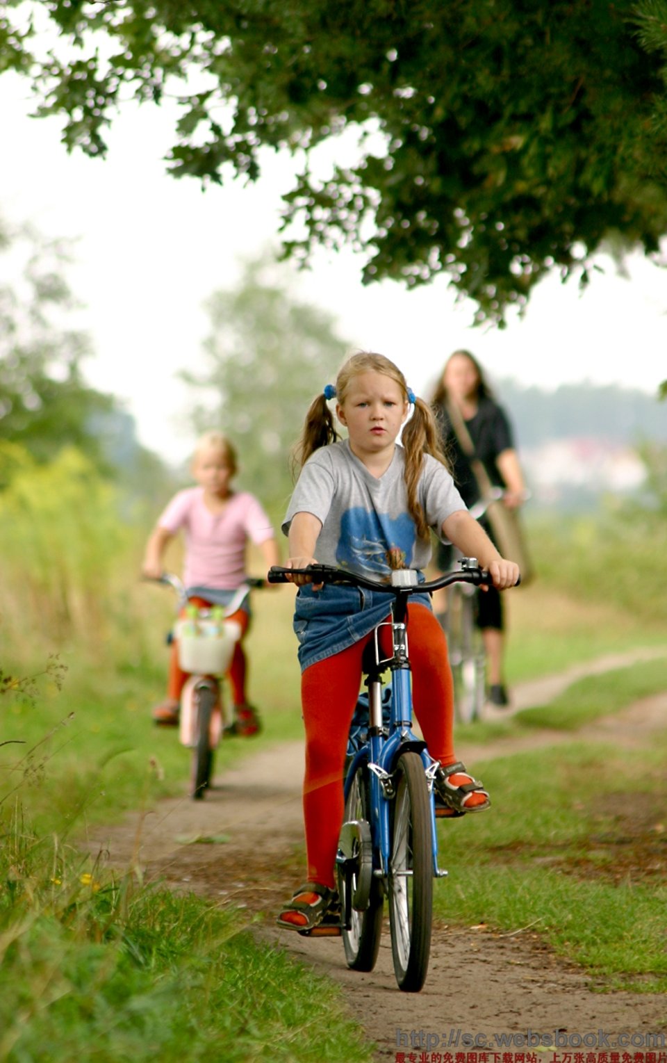 骑自行车逛郊区