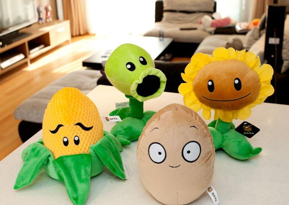 植物大战僵尸毛绒玩具公仔