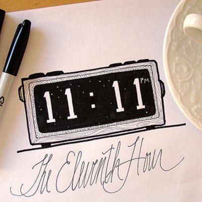 总看到时间是11 11分