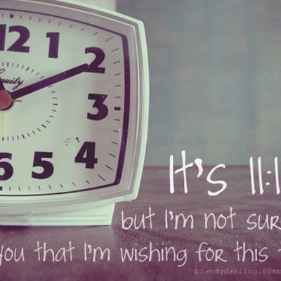 总看到时间是11 11分