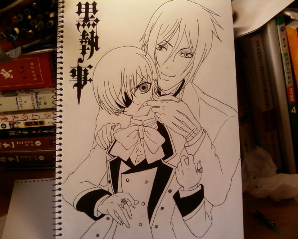 我画的一张黑执事