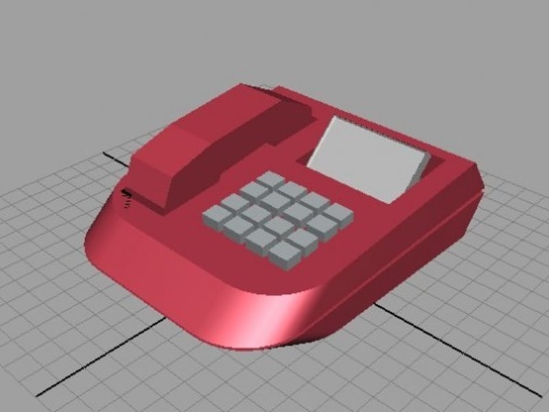 MAYA刚建模完成的瞬间