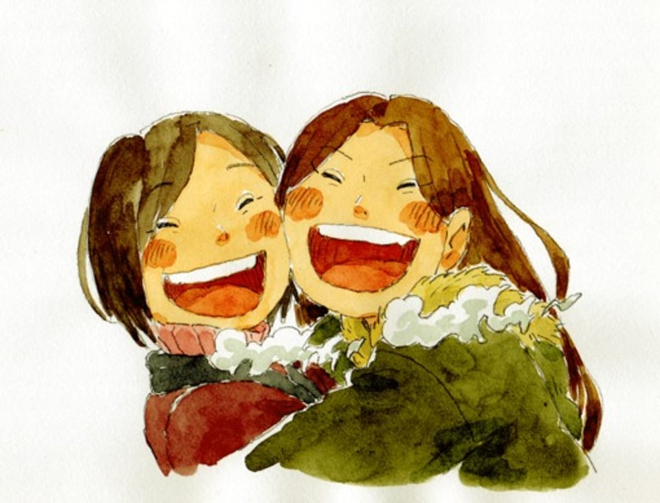 和家人开开心心的享受假期