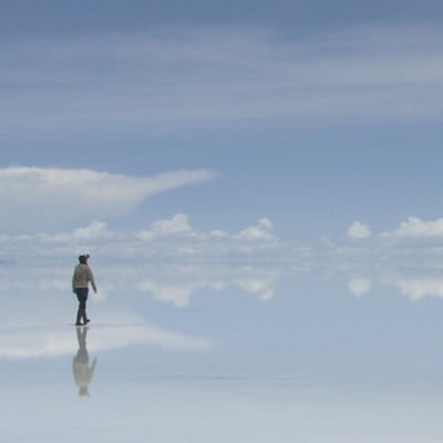 玻利维亚西南部的乌尤尼小镇