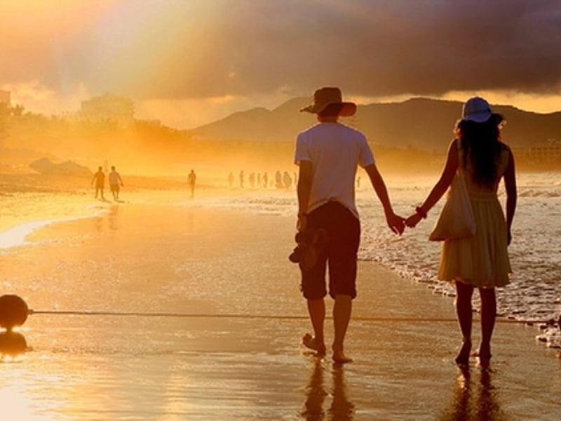 和心爱的人在一起很久很久