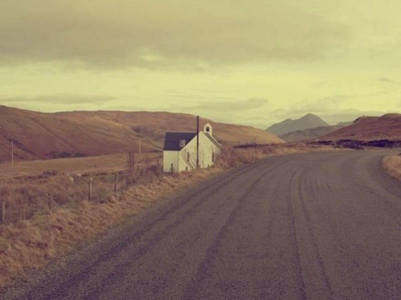 This house belongs to an old man who ha