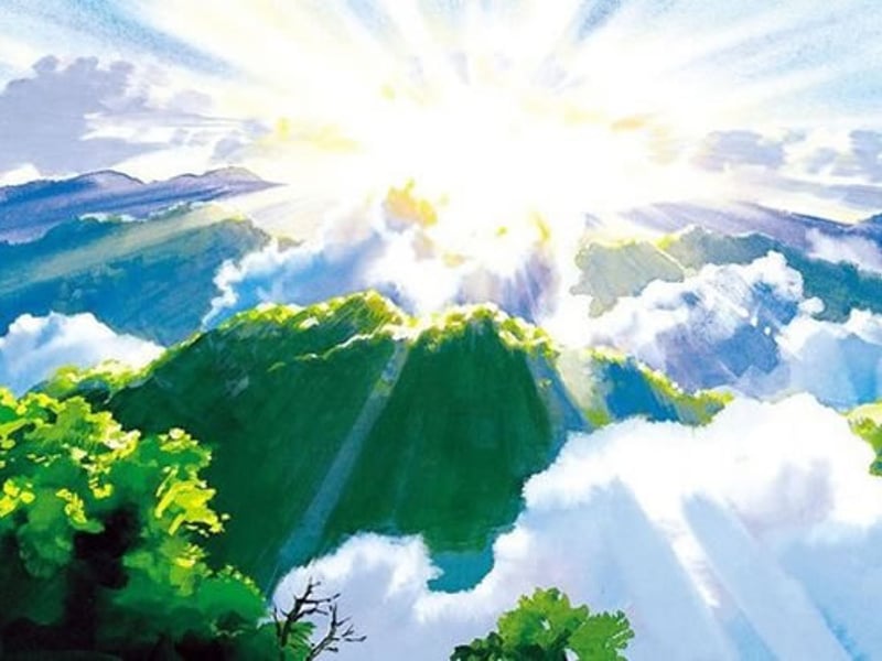 我爱日照的蓝天白云