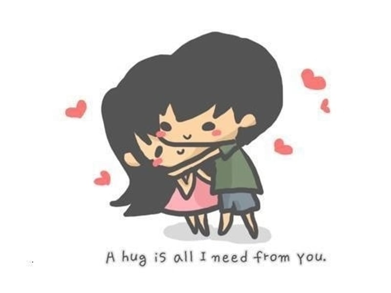 什么都不要抱抱就好了