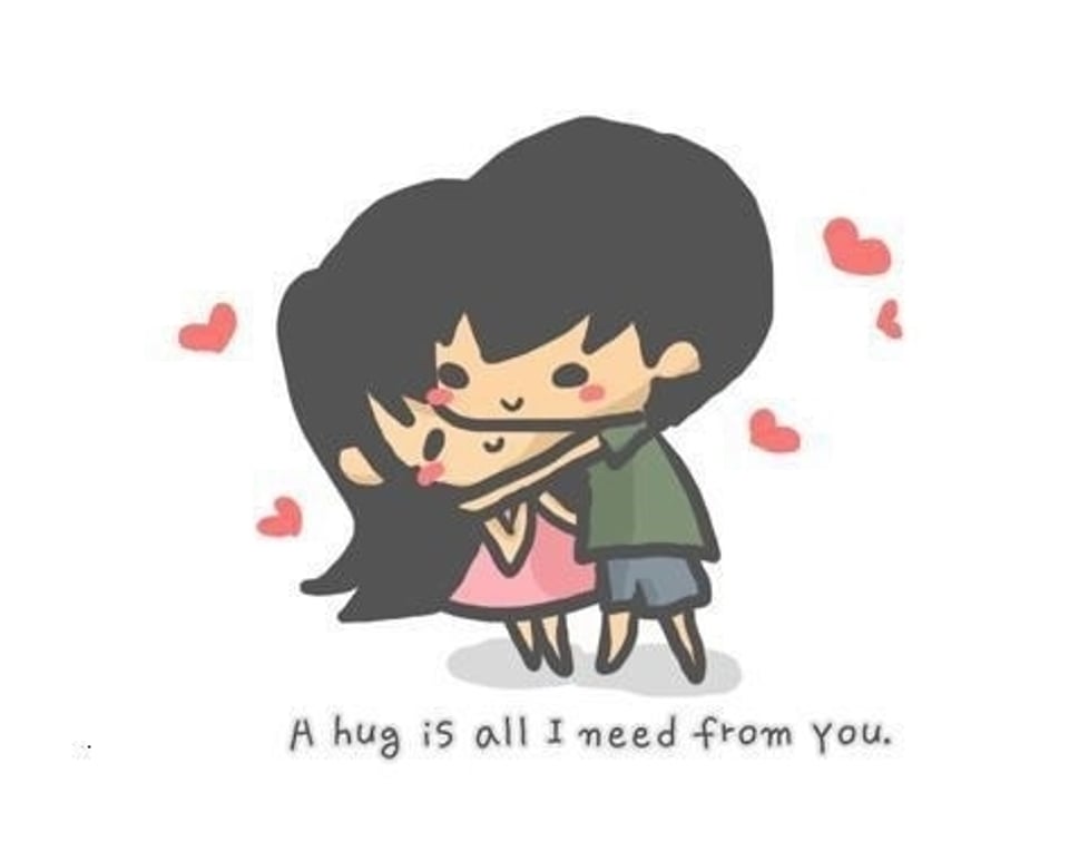 什么都不要抱抱就好了