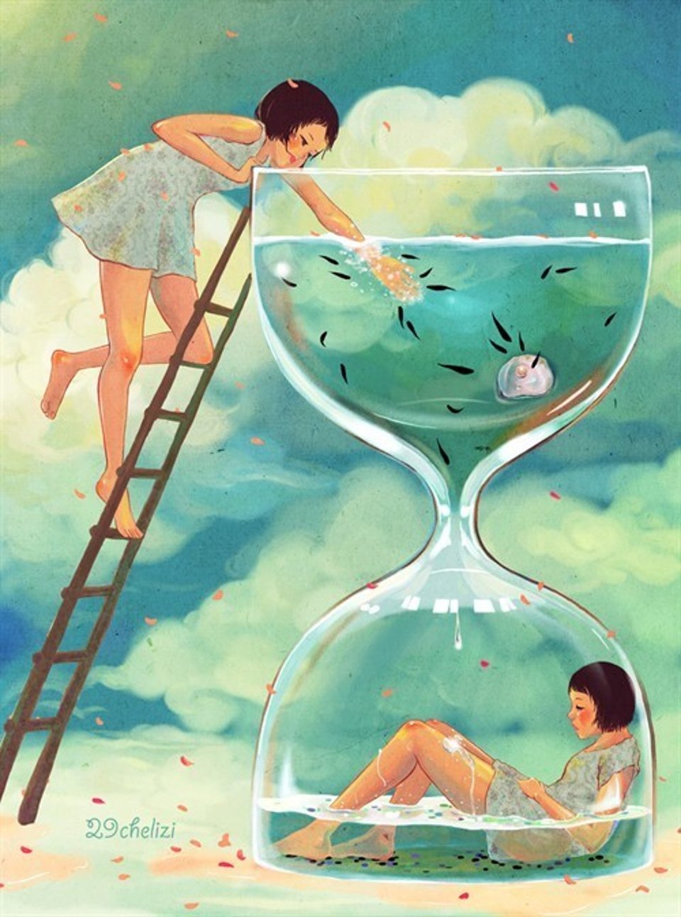 喜欢和一个很久没交心的好友聊天