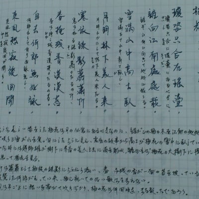 每日一頁的鋼筆字