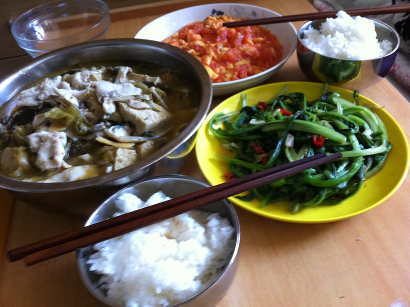 做饭给心爱的人吃