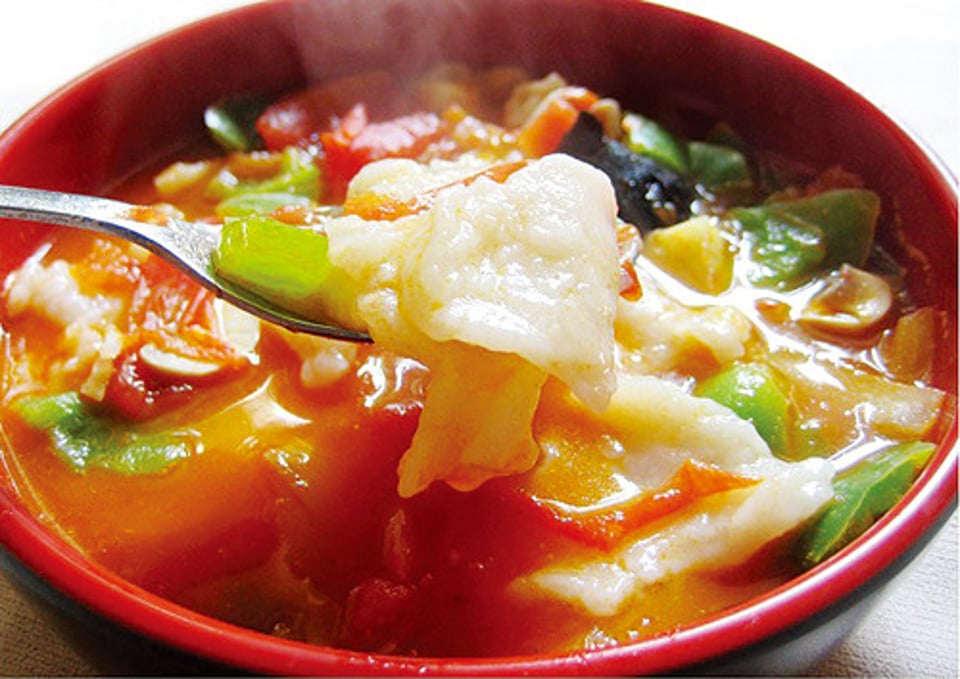 食物在锅里煮开的声音