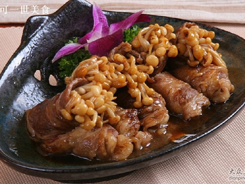 牛肉金针菇