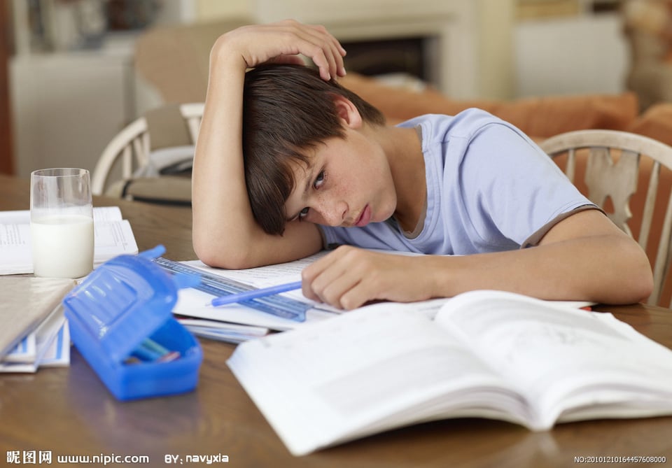 看见爱的人认真的样子