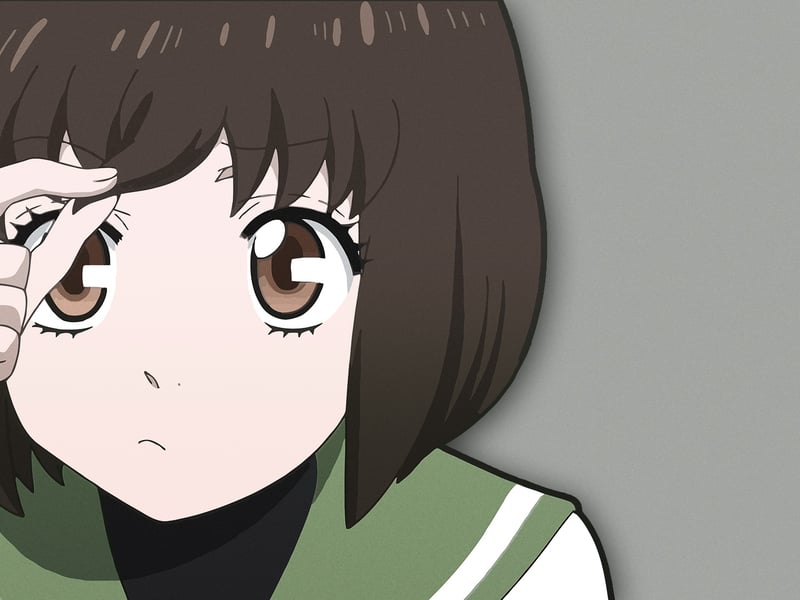 微笑很特别的女生