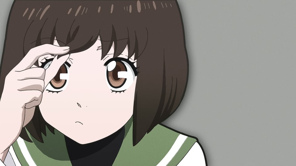 微笑很特别的女生