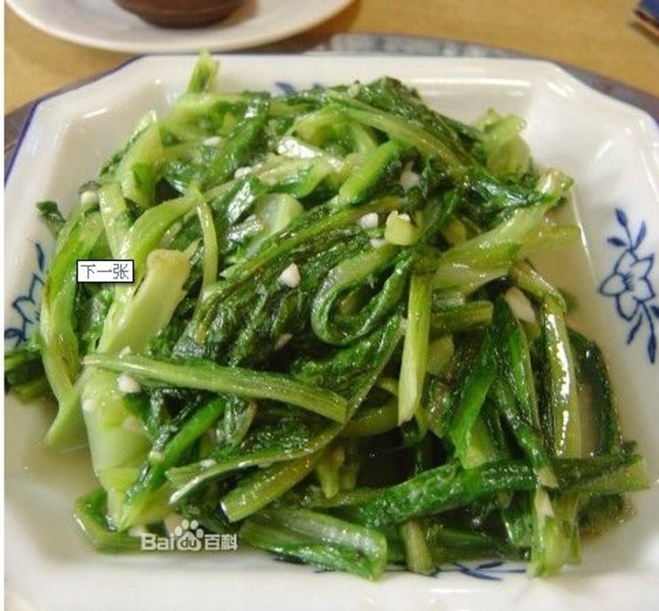 清炒油麦菜