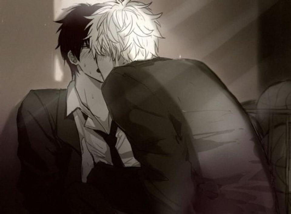 在我看向他的时候他能笑着亲吻我