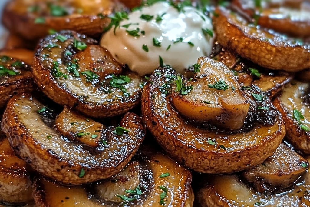 Fried Sliced Mushrooms with Ranch: An Amazing Ultimate Snack Sensation