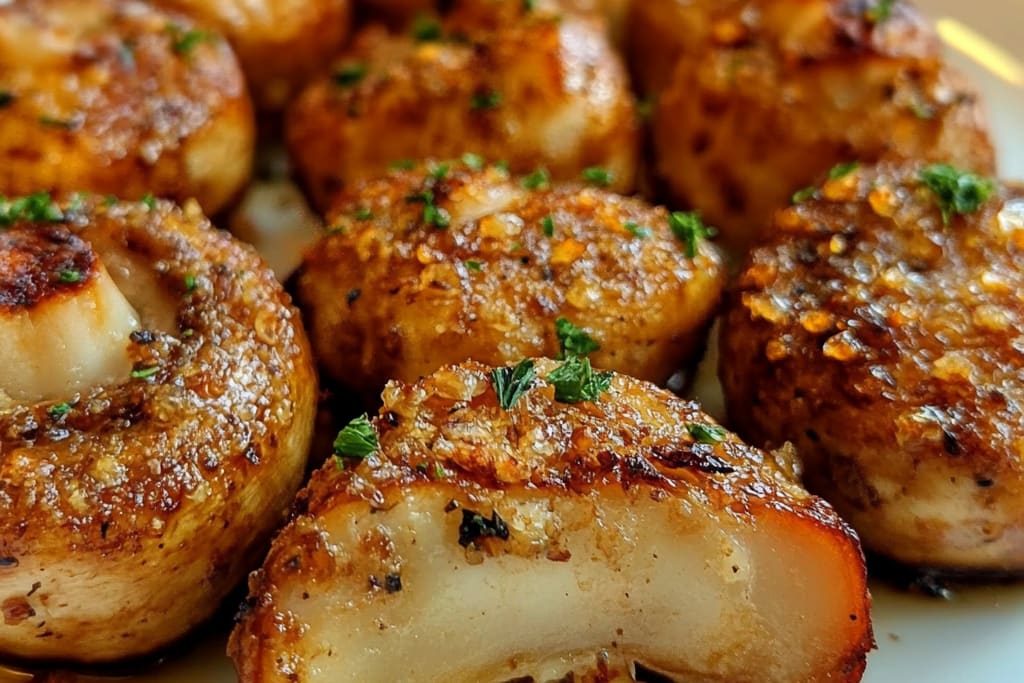 Crispy Oven Fried Garlic Mushrooms: An Amazing Ultimate Appetizer Recipe