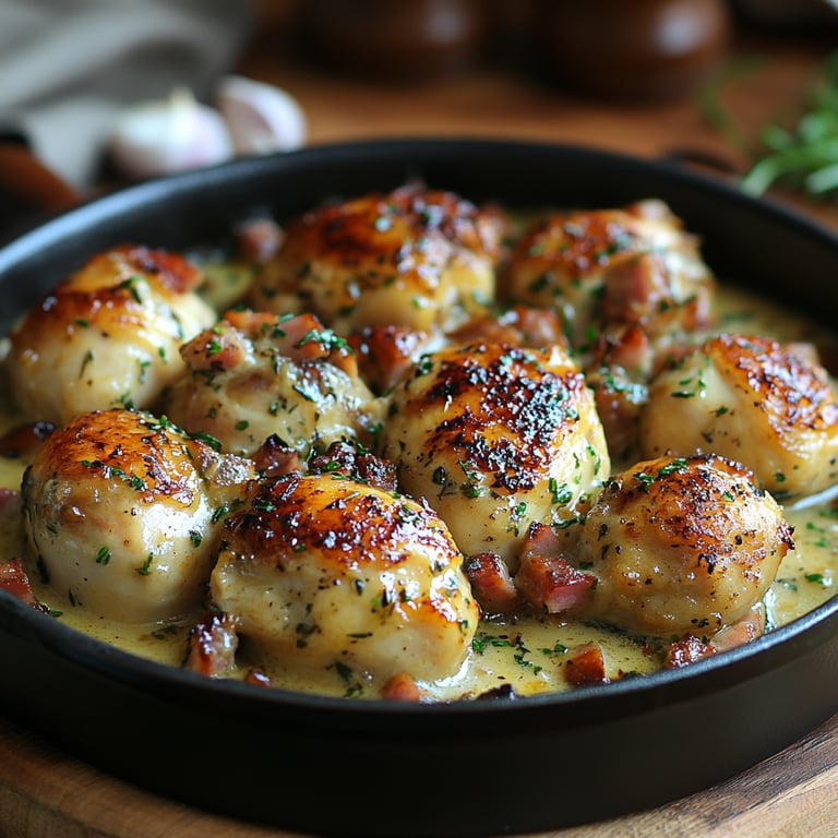 Délice de Poulet Crémeux aux Lardons : 7 Raisons Incroyables pour L’Aimer