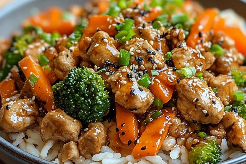 Ground Turkey Teriyaki Stir Fry: An Incredible 7-Ingredient Meal