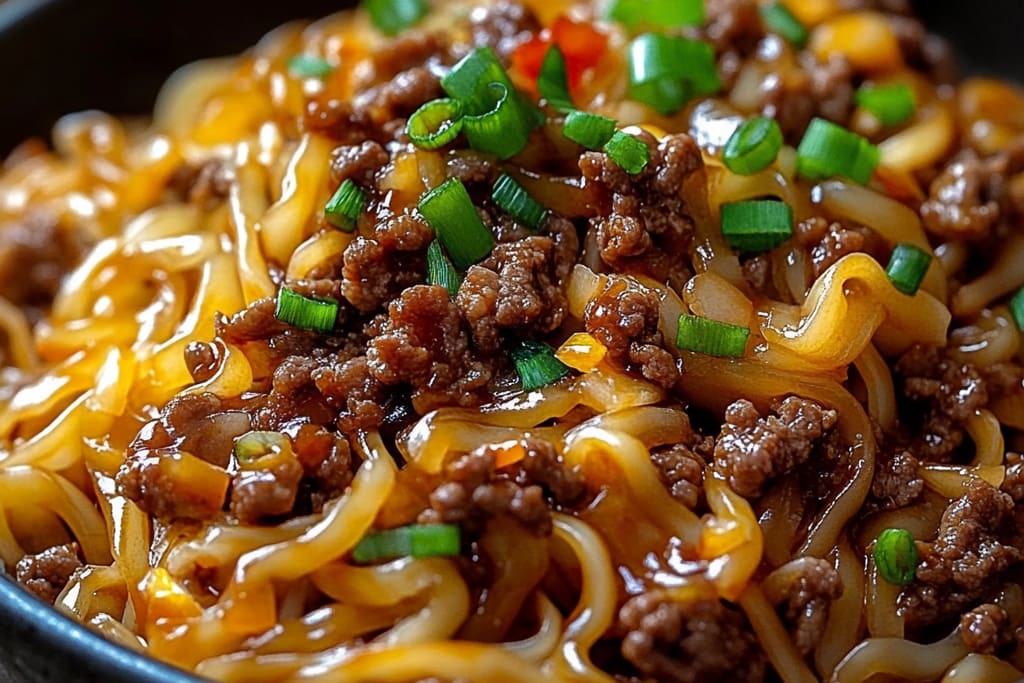 Mongolian Ground Beef Noodles: An Incredible Ultimate Recipe