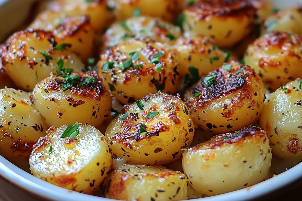 Pommes de Terre Rôties à l’Ail et Parmesan : Un Accompagnement Incroyable et Ultime