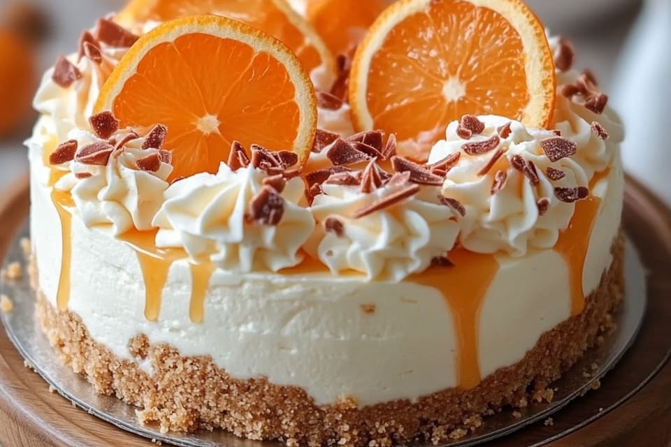 No-Bake Orange Creamsicle Cheesecake: An Incredible Summer Treat