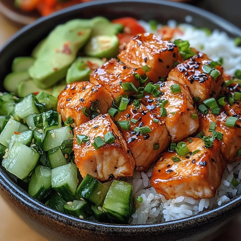 Bols croustillants de saumon à la sriracha : Une Recette Incroyable Ultime